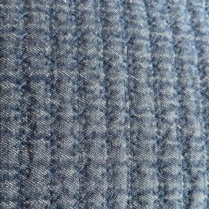 Blue Quilted bedspread & matching sham